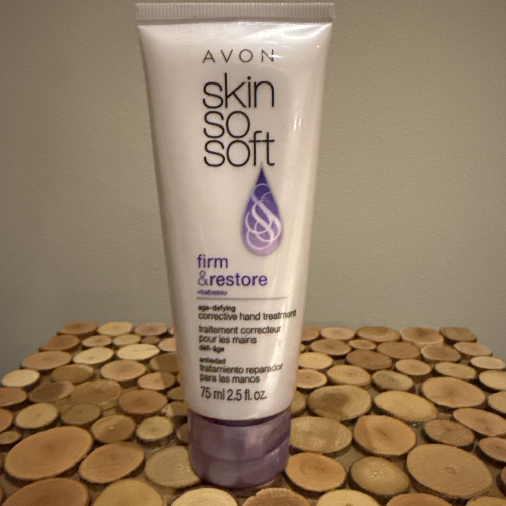 Avon Skin So Soft Firm & Restore Age-defying CORRECTIVE HAND Treatment +babassu